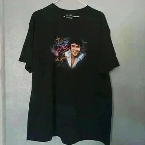 Elvis Presley Vintage Shirt by KUN black size XL